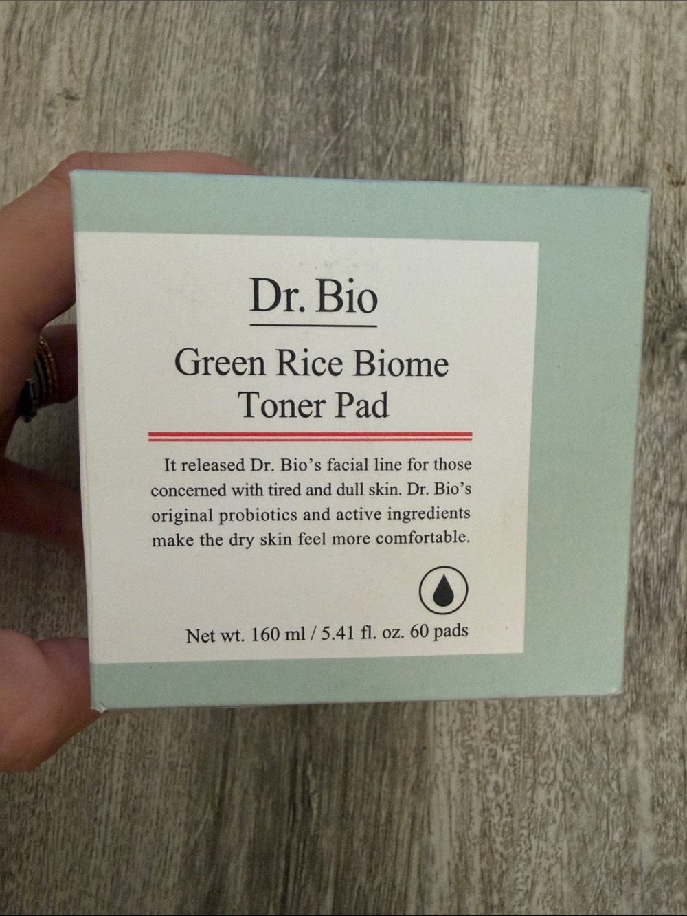 Green Rice Biome Toner Pad — Mint Green Soothing Toner Pads